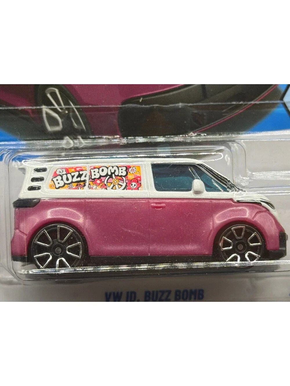 Hot Wheels VW ID. Buzz Bomb Pink White 2026 HW Euro Series 4/10 #86/250 New MOC
